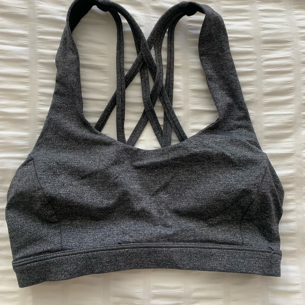 Lululemon Grey Sports Bra 2
